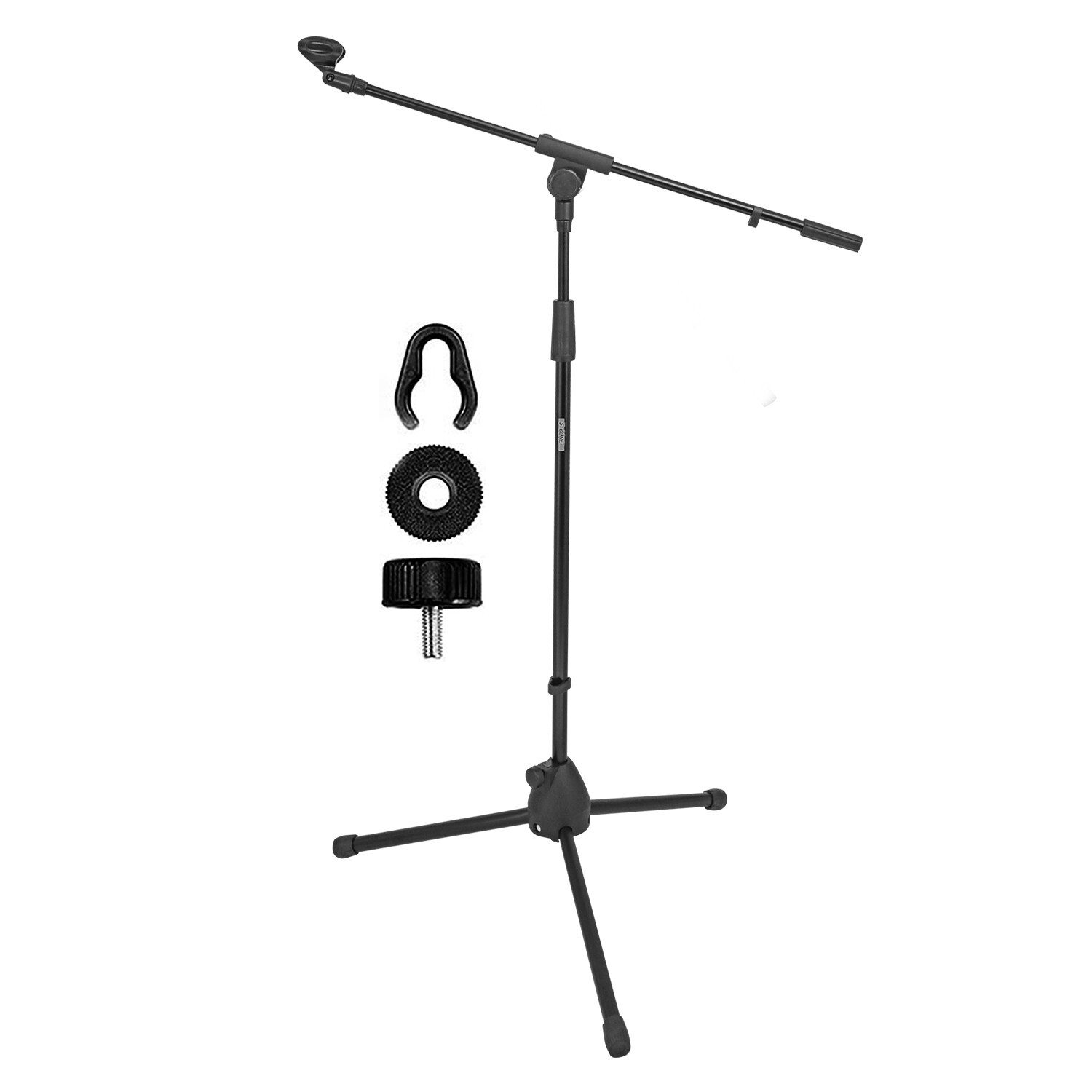 5Core Microphone Stand 360° Rotating Mic Clip Boom Arm Foldable Tripod Holder