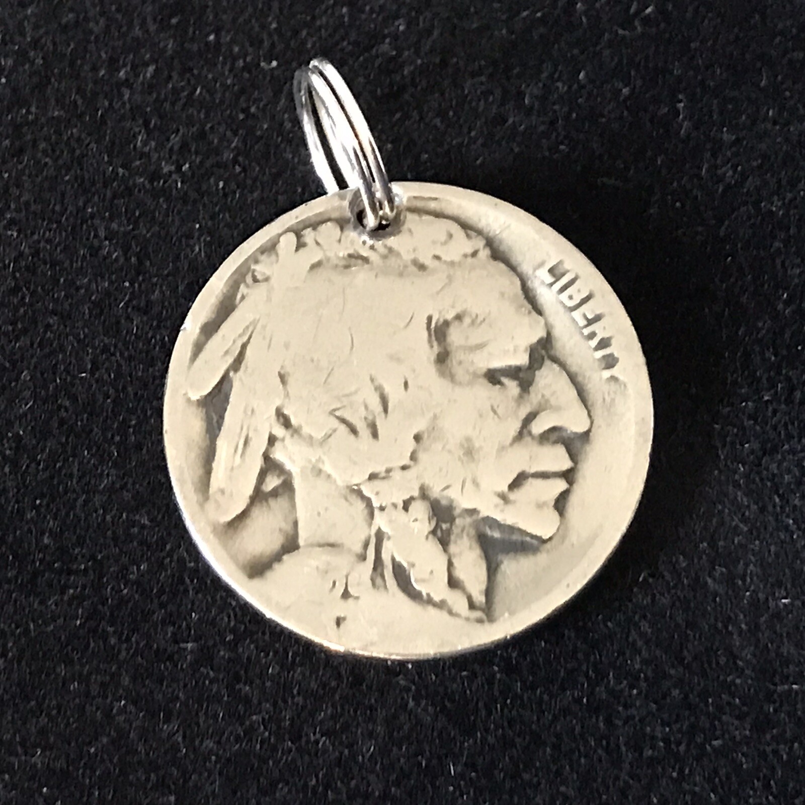 Buffalo Indian Head Nickel Coin Jewelry Pendant Charm-Vintage Antique