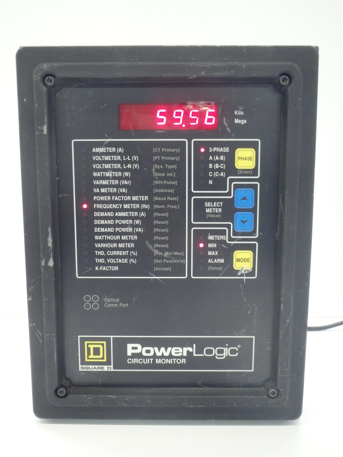 Square D RS-485 PowerLogic Circuit Monitor 3 Phase