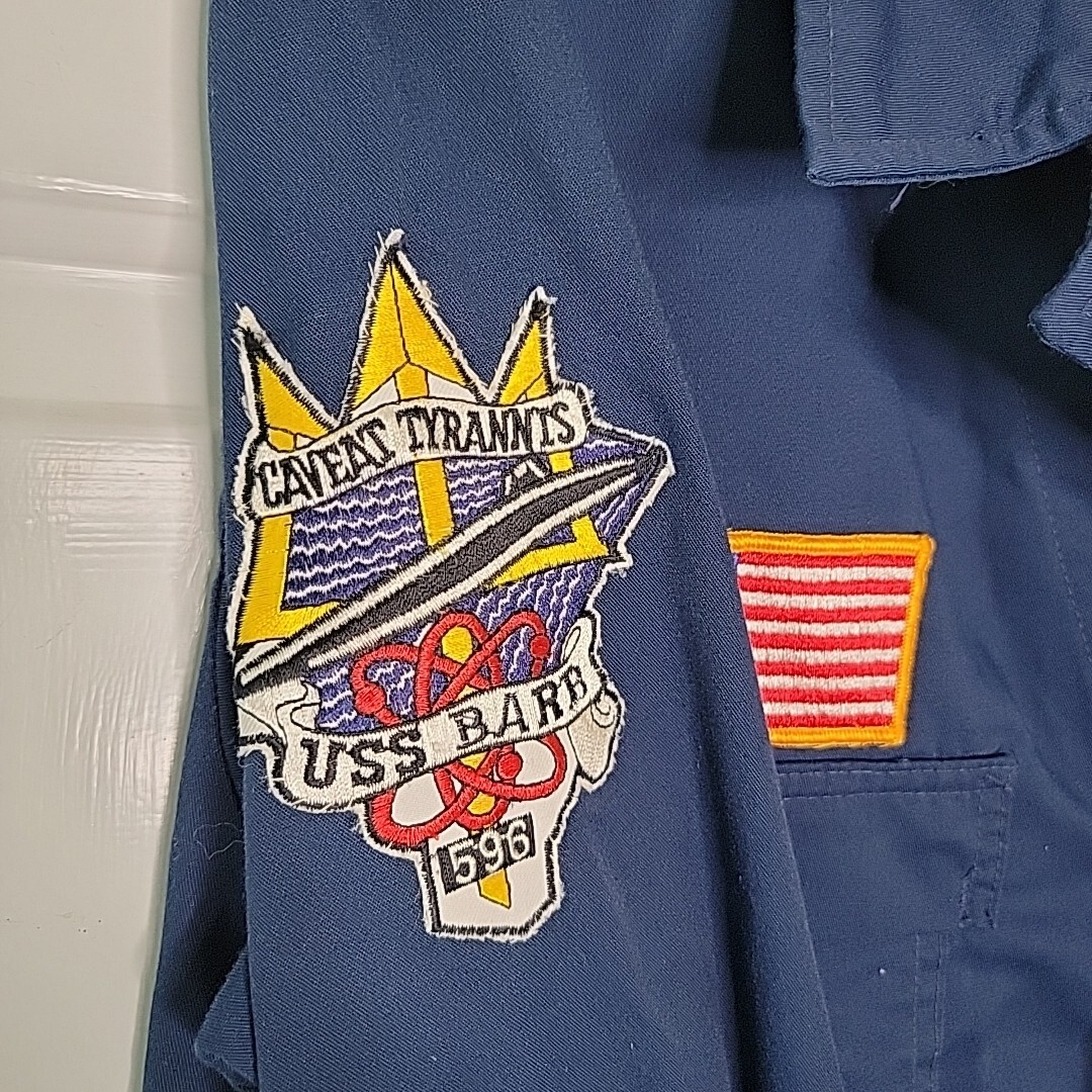 USS Barb Navy Submarine Overalls 46L