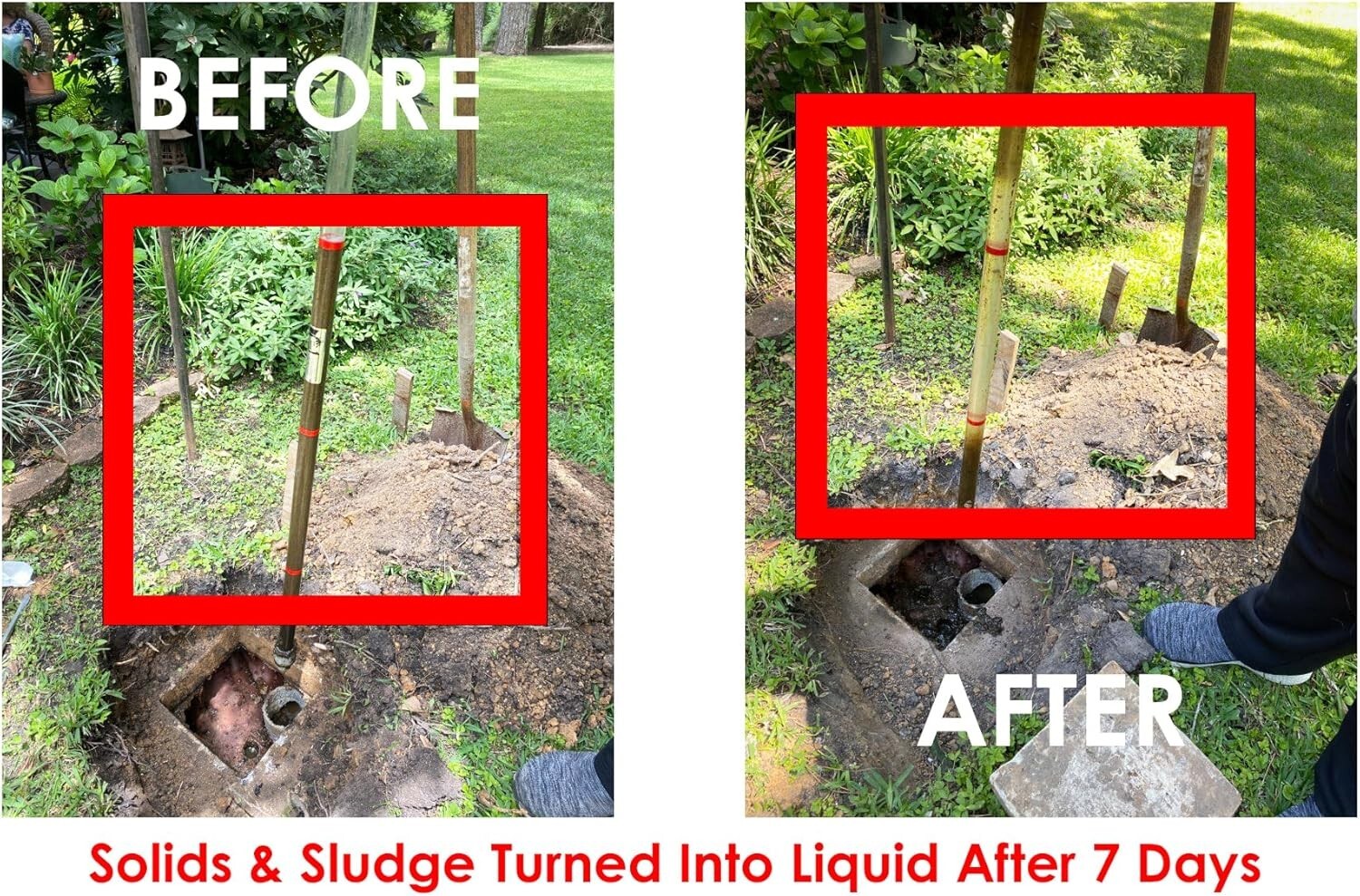 Drain Field Cleaner Tablets, Clears Septic Tanks, Clogs, Sludge&Eliminates Odors