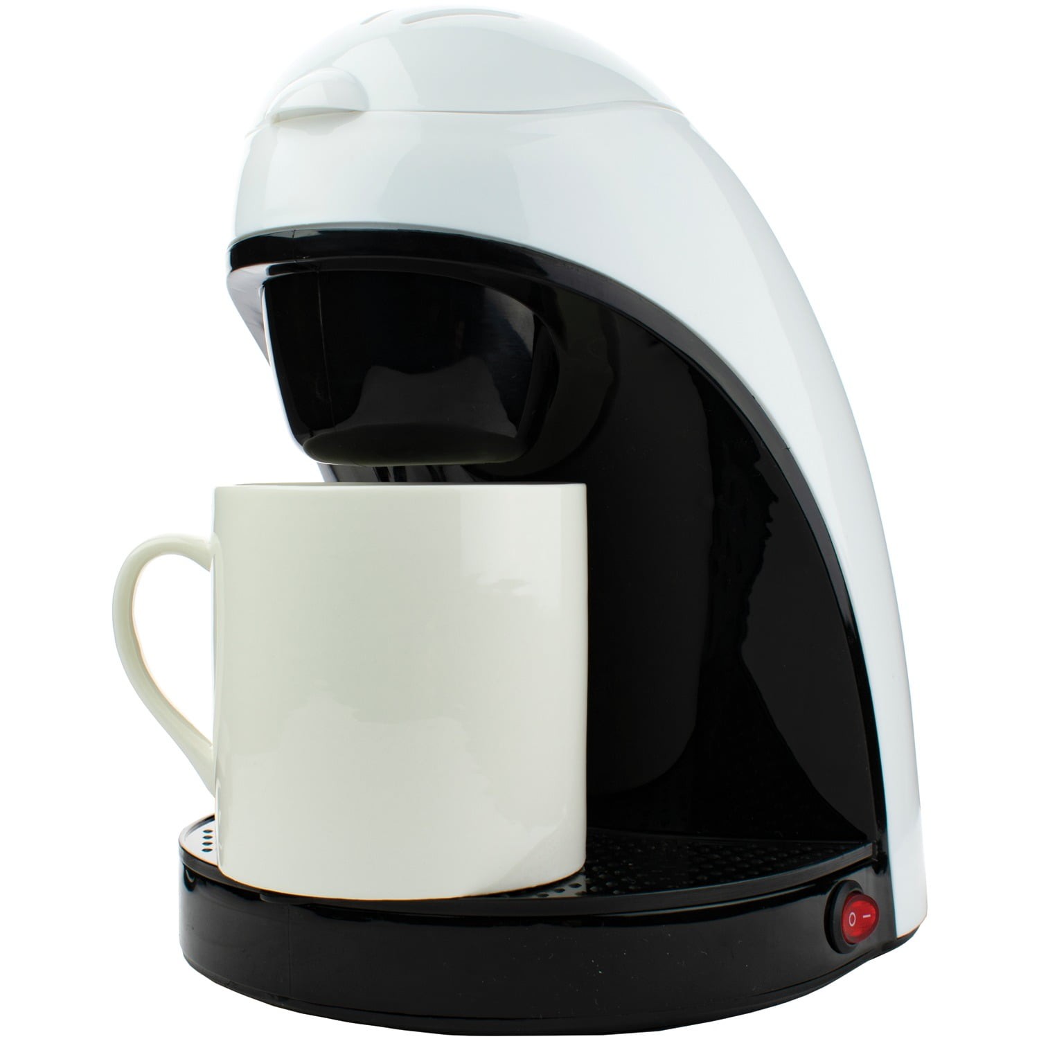 Single-Serve Drip Coffee Maker W/ Ceramic Mug Black TS-112BPT