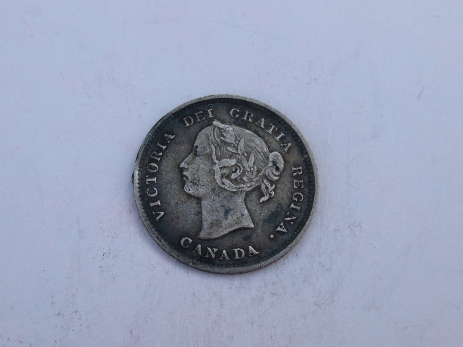 CANADA 5 CENT SILVER COIN DATED 1891