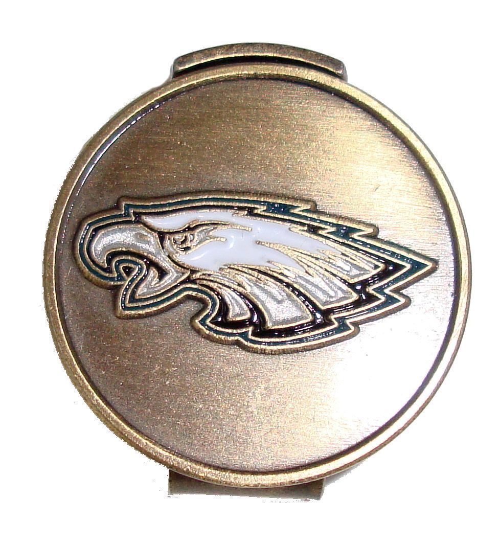 Philadelphia Eagles Hat Clip with Golf Ball Marker