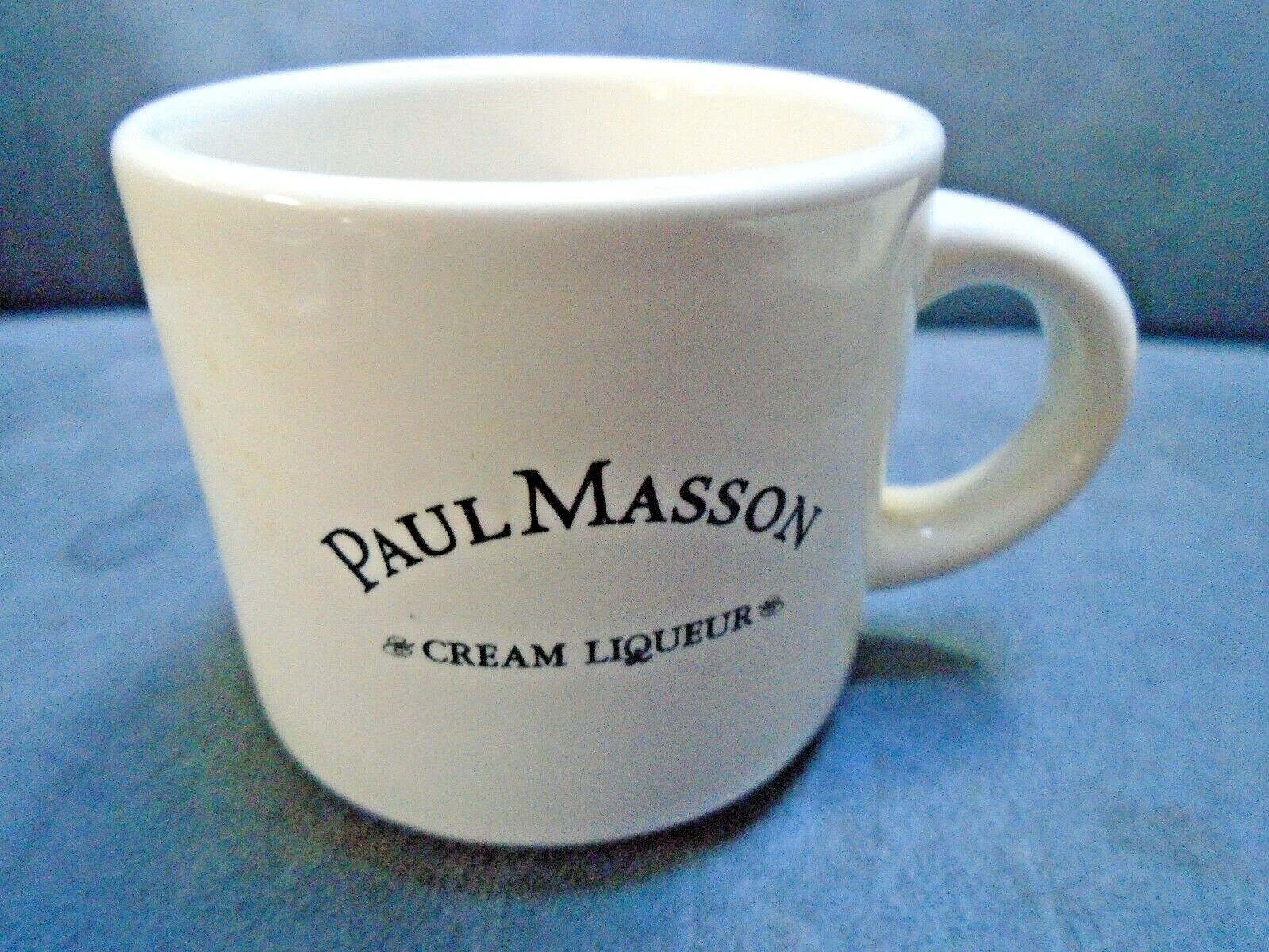 PAUL MASSON CREAM LIQUEUR EXPRESSO HANDLED SHOT GLASS CUP OR MUG
