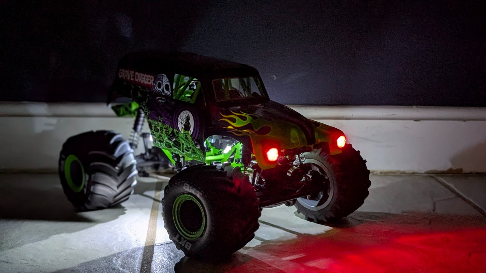 Red Headlights LED Fit 1/18 Losi Mini LMT 1:18 Scale Monster Truck