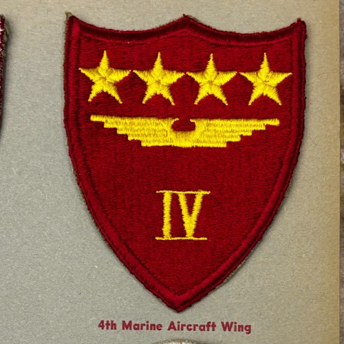 Kay Adams Collection WW 2 USMC 4th Marine Aircraft Wing Inv# KA406