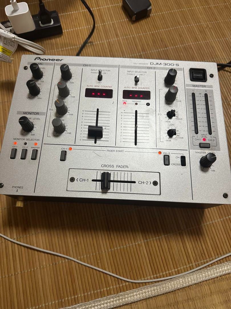 Pioneer DJM-300 2 Channel Professional DJ Mixer Mixing Equalizer  Operation OK