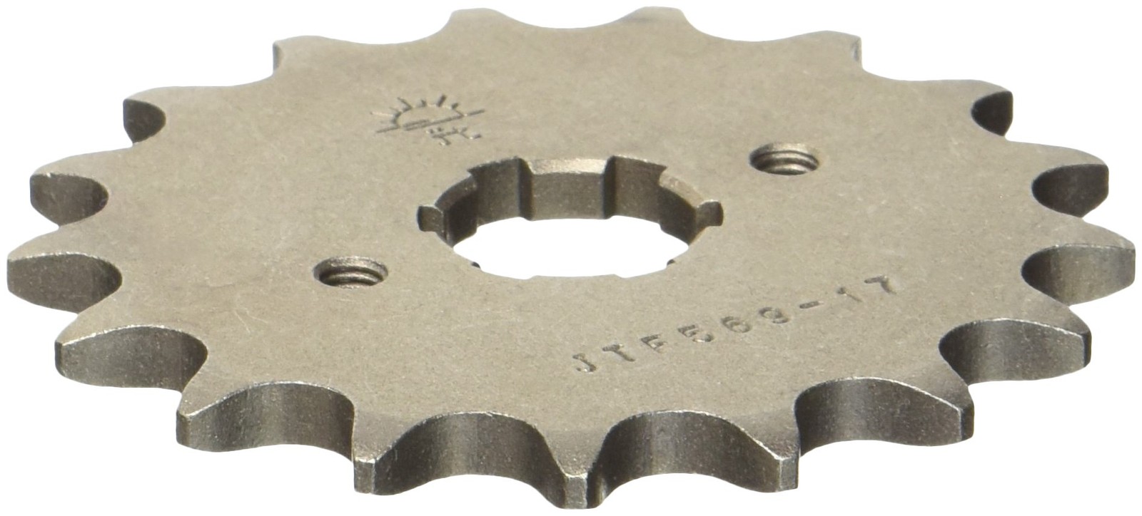 JT Sprockets 17 Tooth Silver Chromoly Steel Sprocket for Maximum Durability