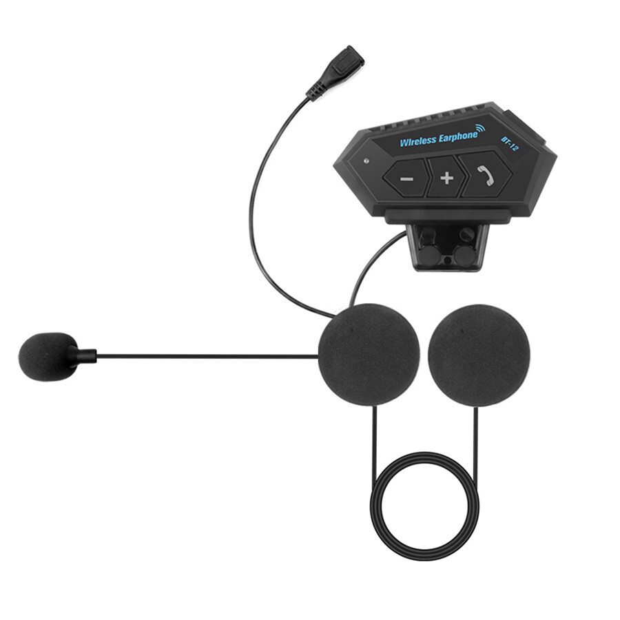 Motorcycle Wireless Bluetooth 5.0 Helmet Headset Hands-free Telephone Call Kit