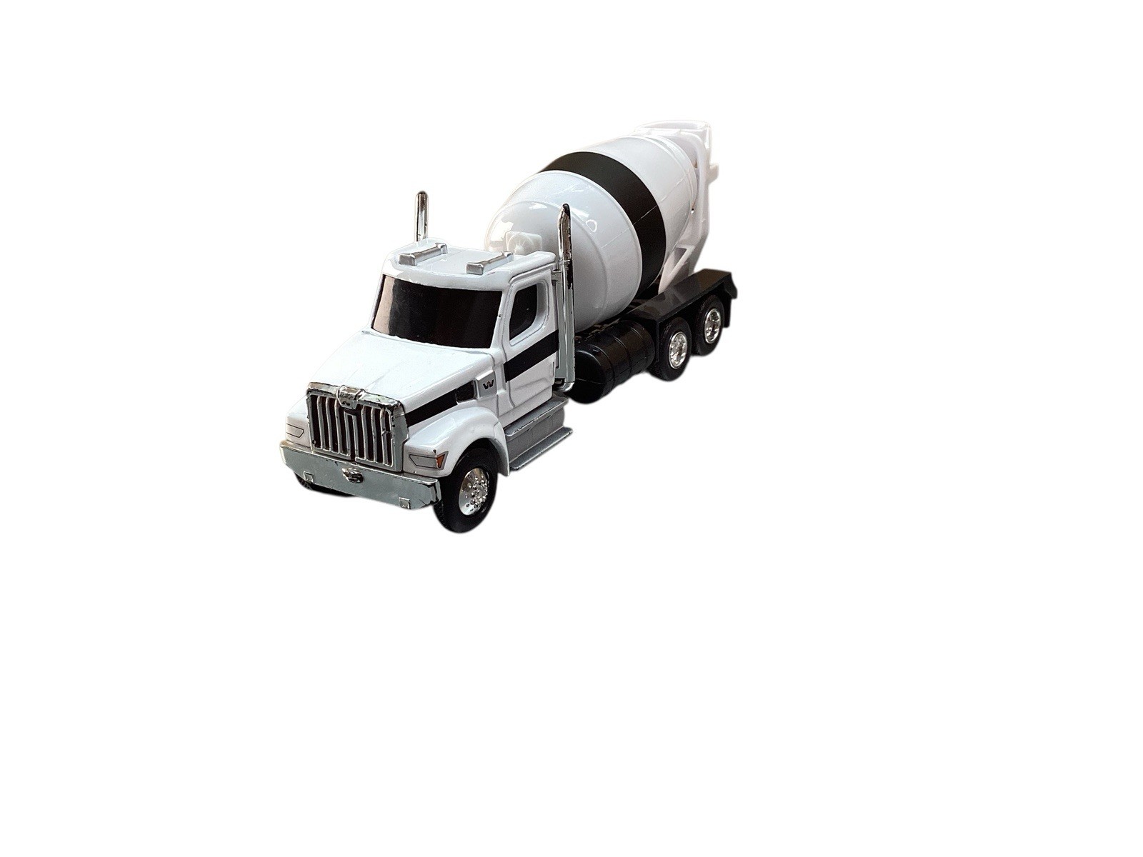 1:64 ERTL Western Star White Cement Concrete Mixer Truck 6”long