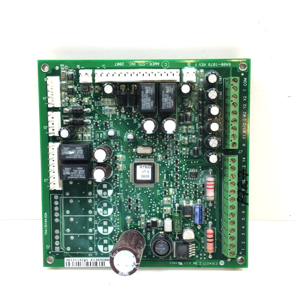 TRANE 6200-0123-07 X13650865-07 Rev K Furnace Control Board RTRM V7.0 used #P727