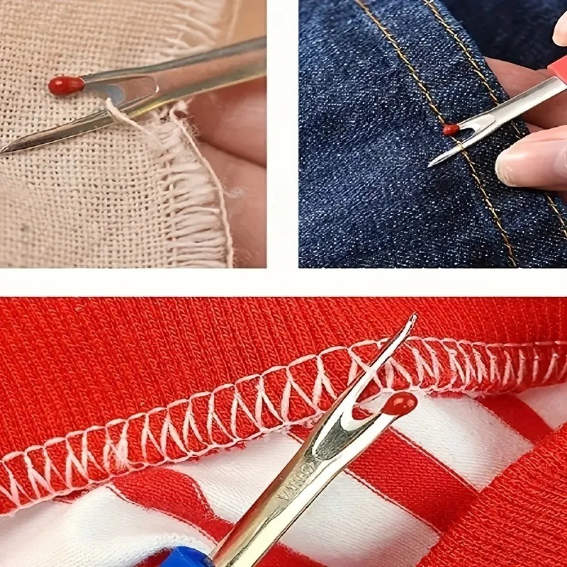 5pcs Handle Seam Ripper Stitch Unpicker Thread Cutter DIY Remover Sewing Tool