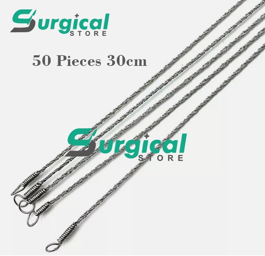 50 Pieces Gigli Saw Wire 30cm Surgical Orthopedic Neuro veterinary By Surgical S