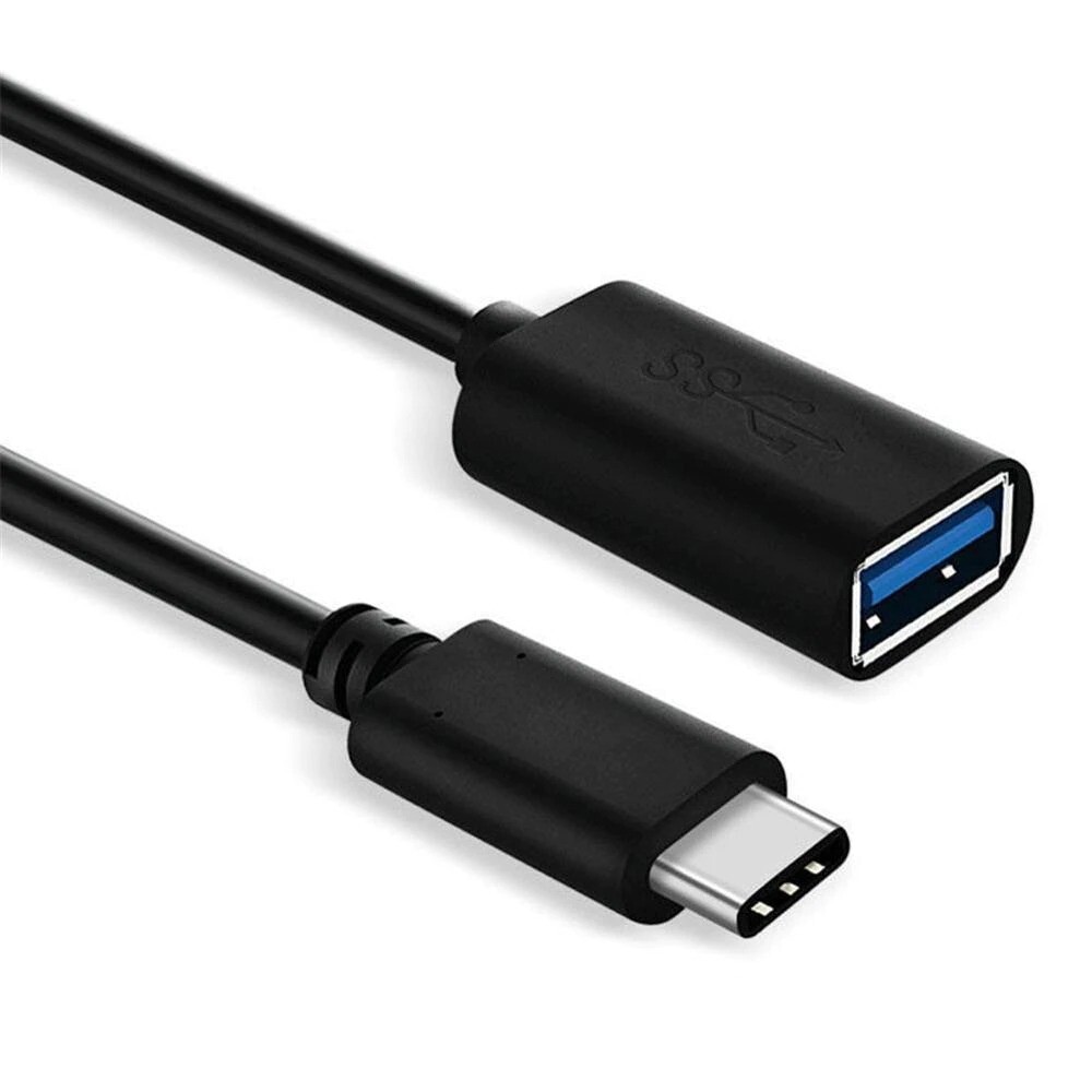 USB-C Type-C Male to USB 2.0 Type-A Female OTG Adapter Conversion Cable