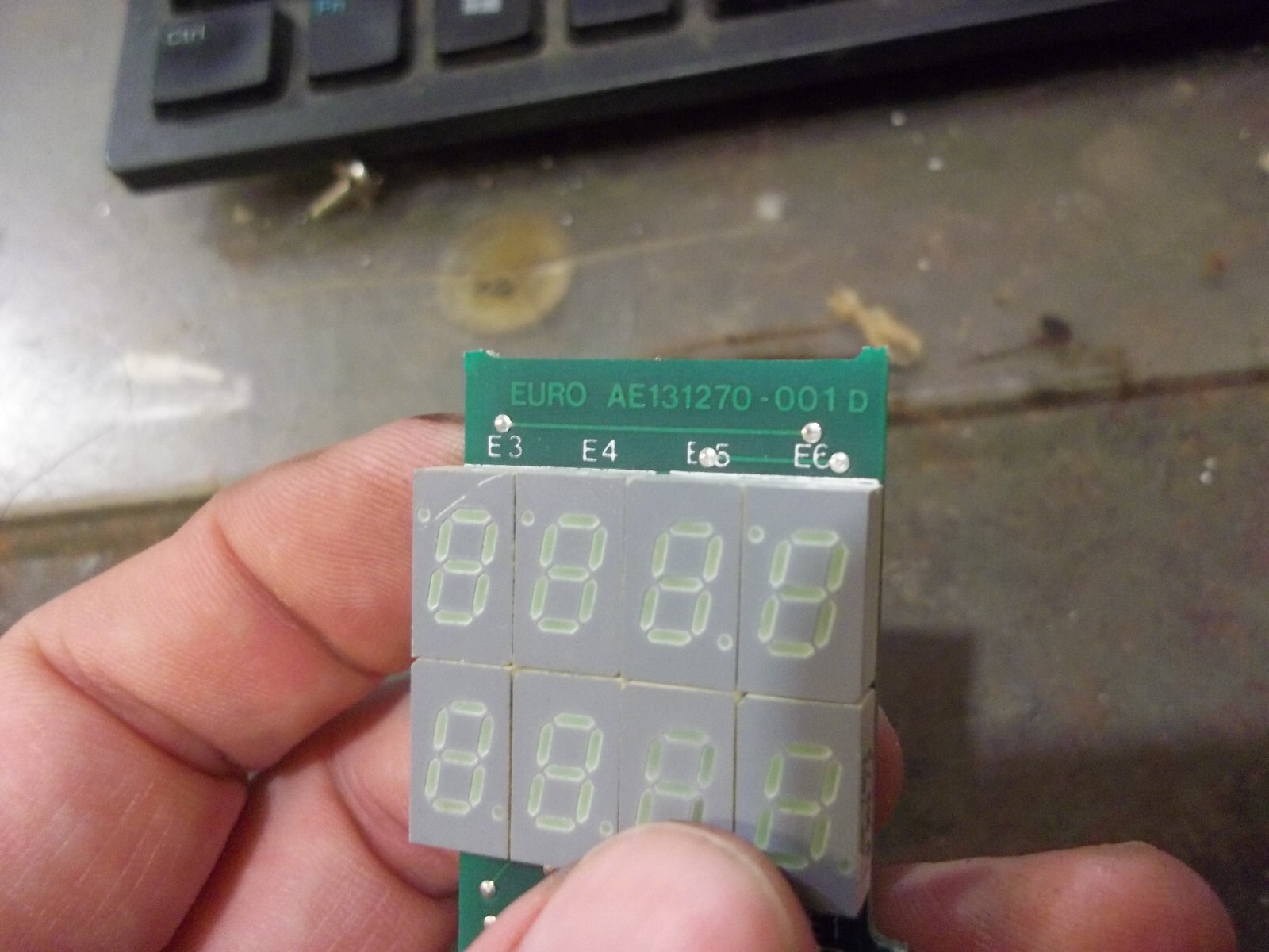 EUROTHERM AD131270-001D TEMPERATURE CONTROLLER DISPLAY (300-2)
