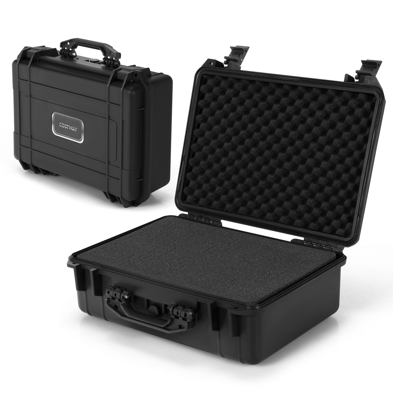 18.5-Inch Multi-Purpose Hard Case Camera Box W/Customizable Foam IP66 Waterproof