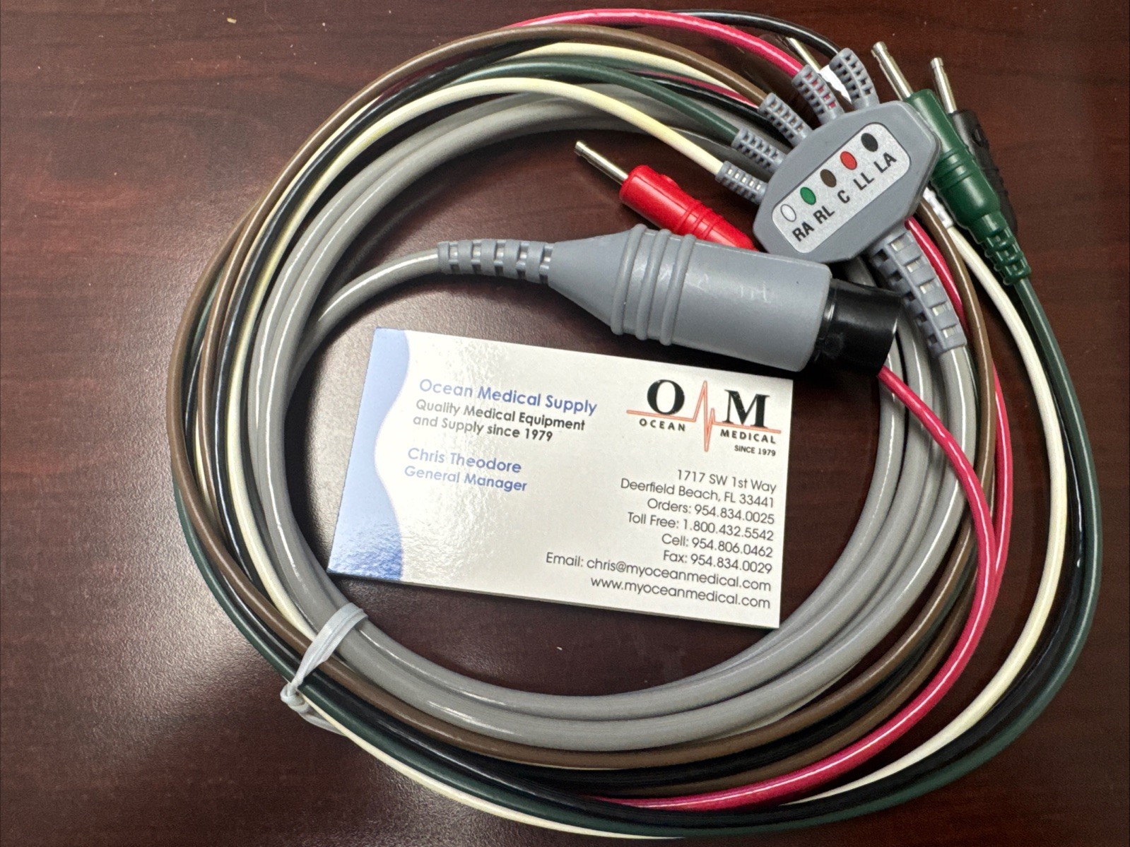 5 Pin/5 Lead ECG Cable