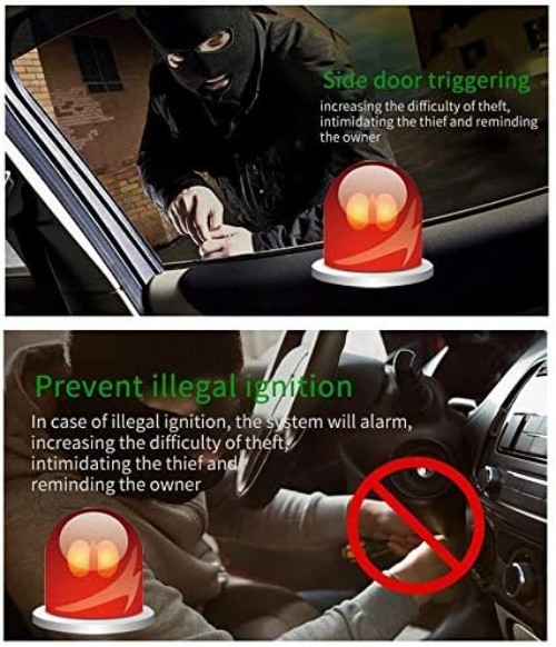 Advanced Antitheft Alarm System for DC 12V Cars | Keyless Entry & Engine Cut-Off