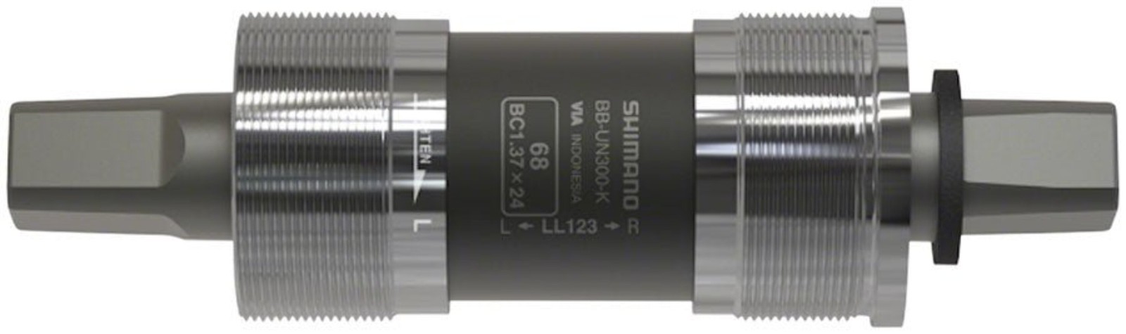 Shimano BB-UN300-K Bottom Bracket - English 68 x 117.5mm Spindle Square Taper JI