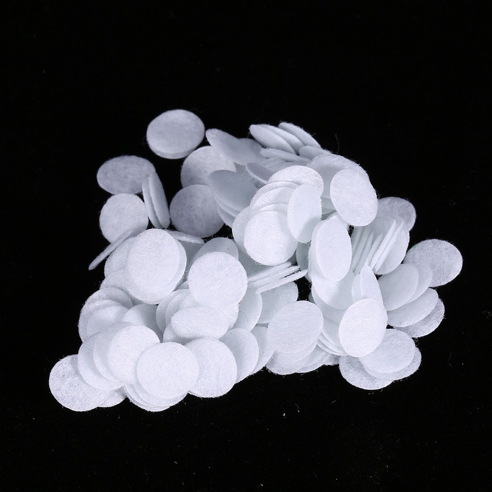 100 Pieces Cotton Filter Round Pads For Blackhead Removal Beauty Machines White