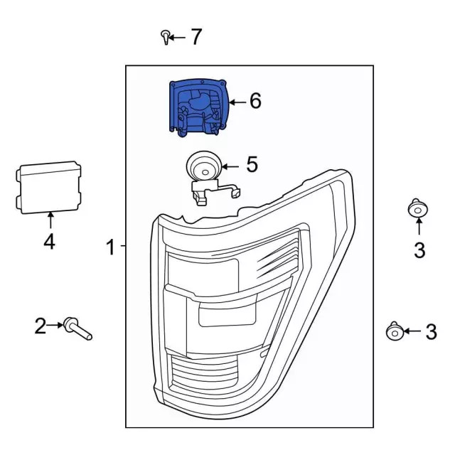 Genuine Ford Bracket ML3Z-14D189-P