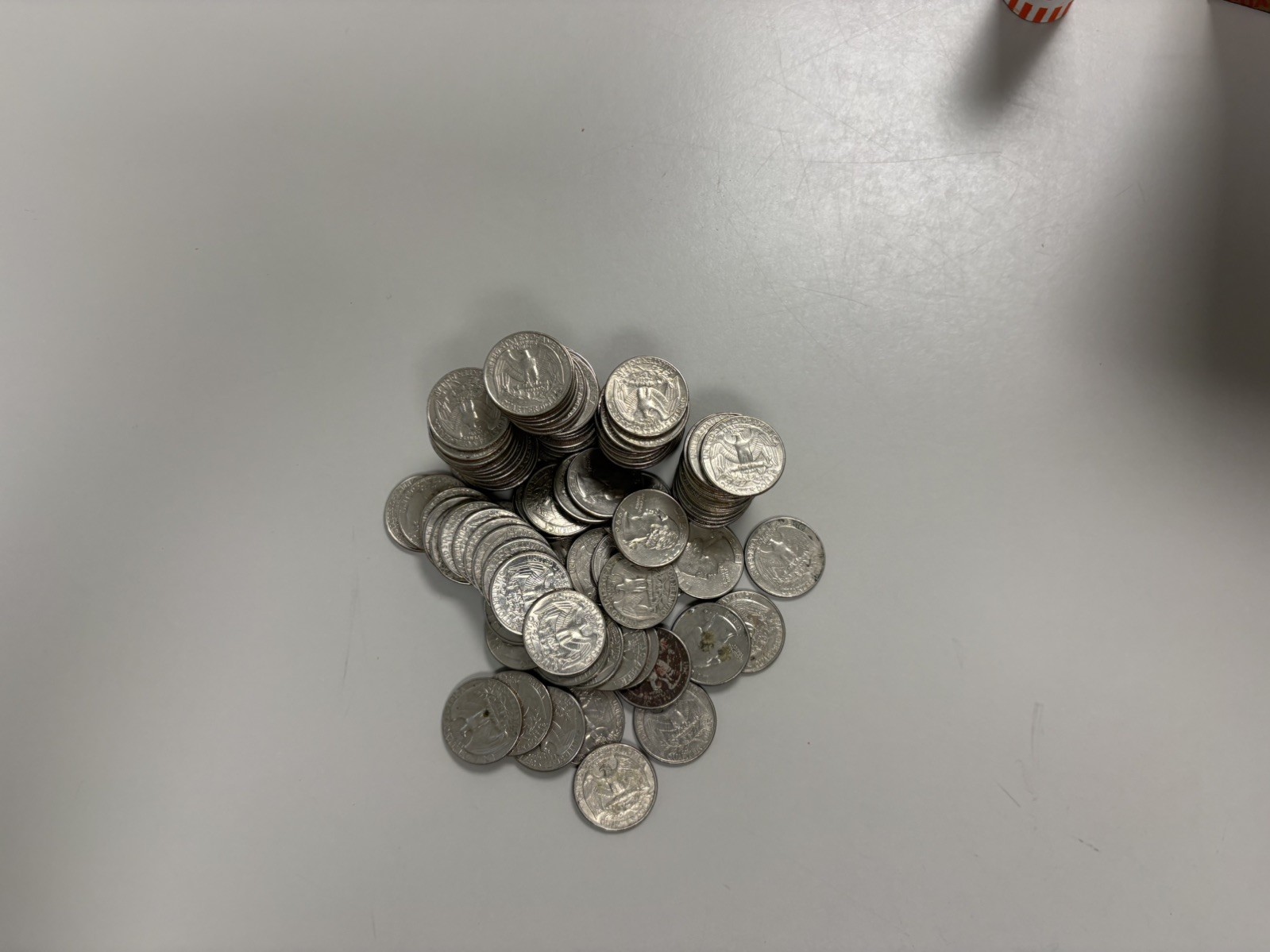 $10 face value unsorted eagles quarters nice coins us 40 fine vintage