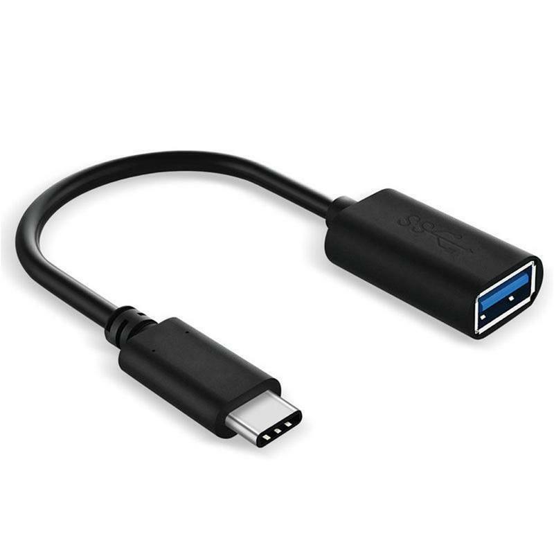 USB-C Type-C Male to USB 2.0 Type-A Female OTG Adapter Conversion Cable