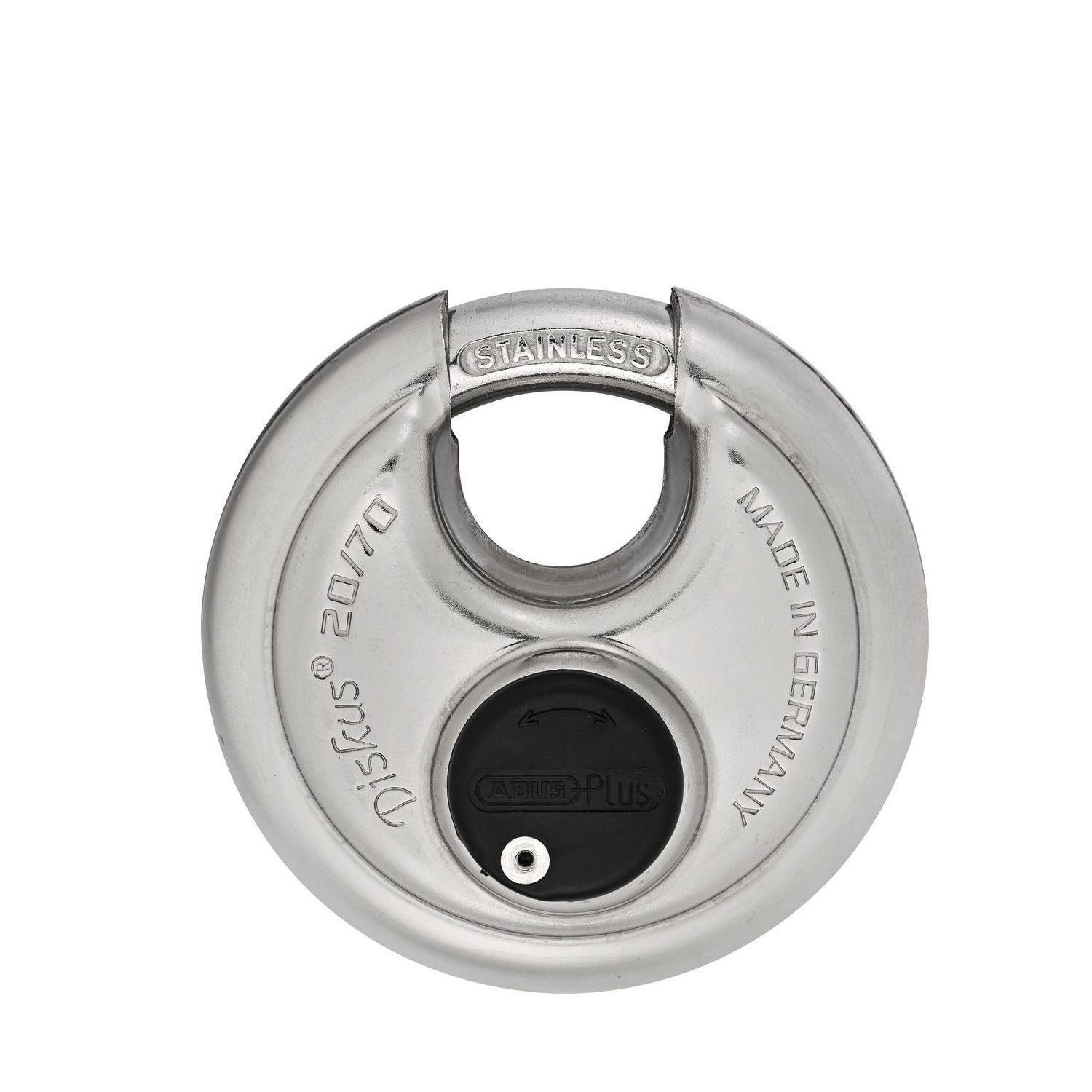 Abus 20/70 Diskus Plus Padlock, Keyed Different with 2 Keys