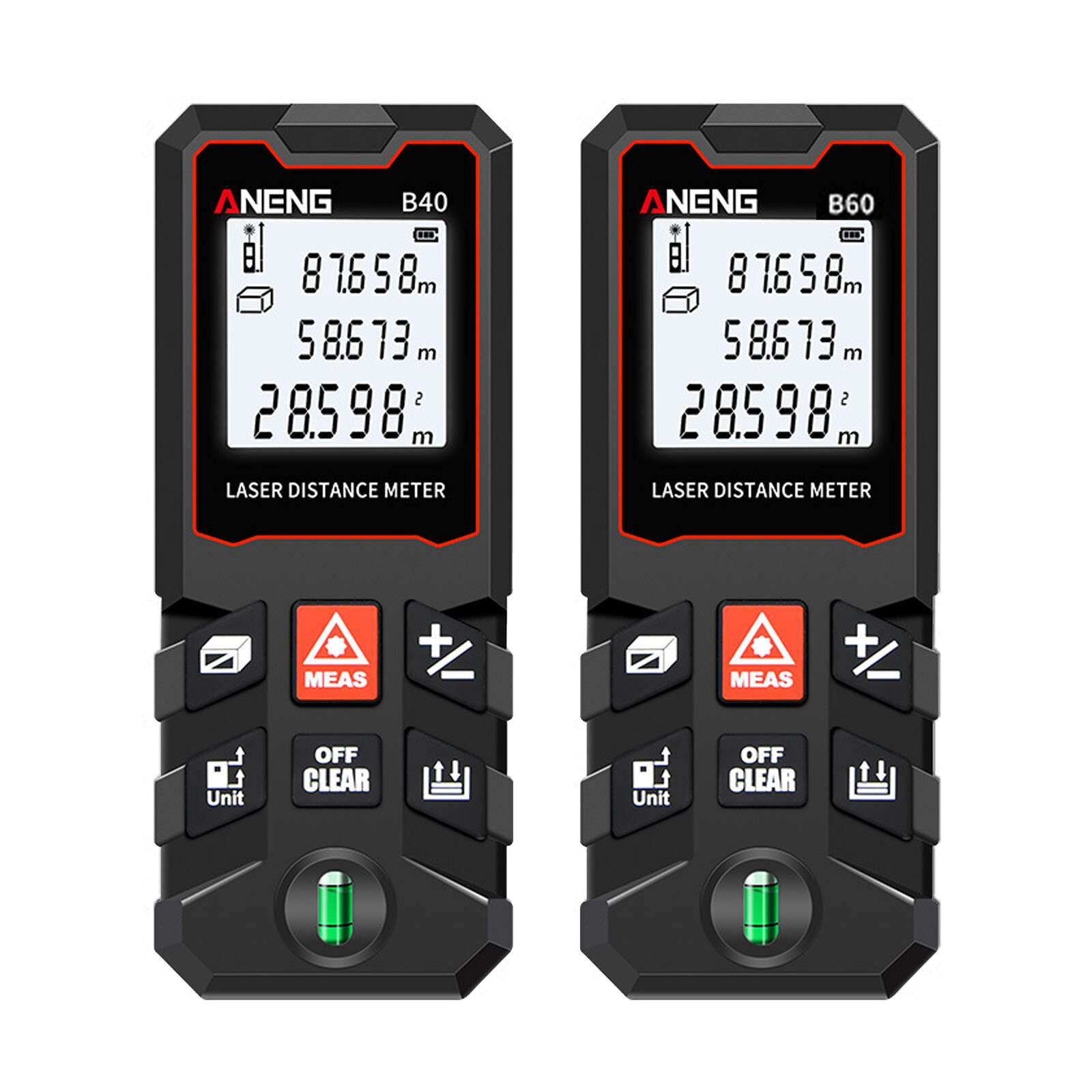 LCD Digital Laser Distance Meter Handheld infrared Measuring Gauge Rangefinder
