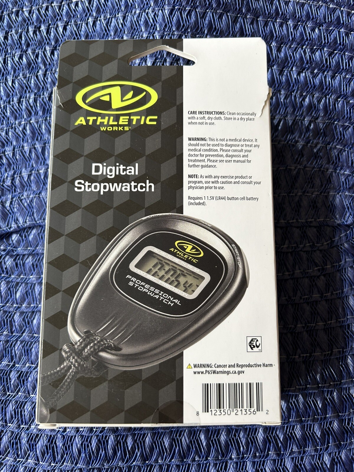Athletic Works Digital Stopwatch - Black