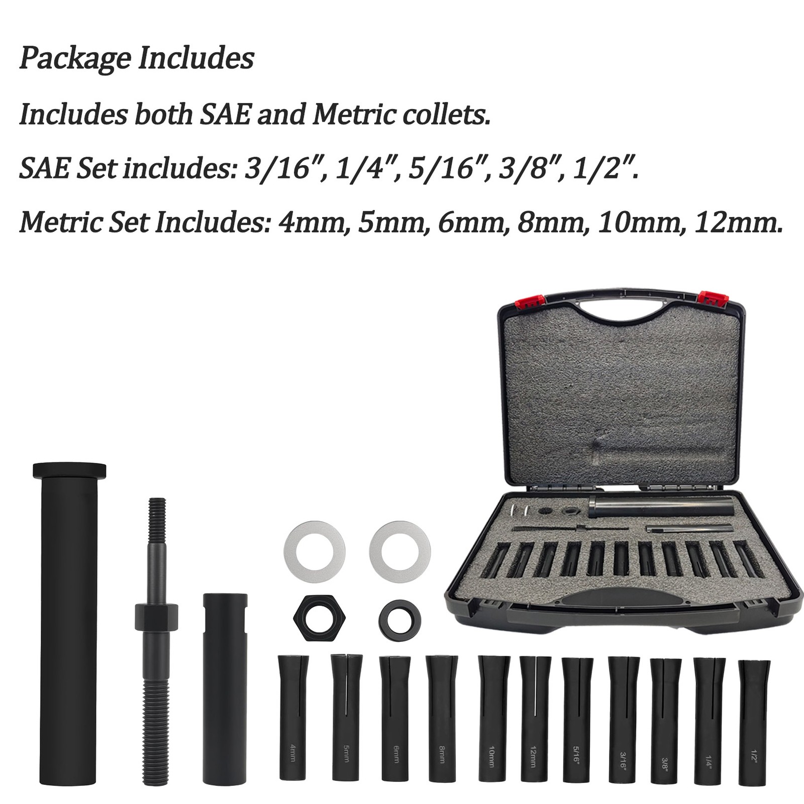 95400 In-Line Dowel Pin Puller Master Set Includes Efficient Dowel Pin Puller