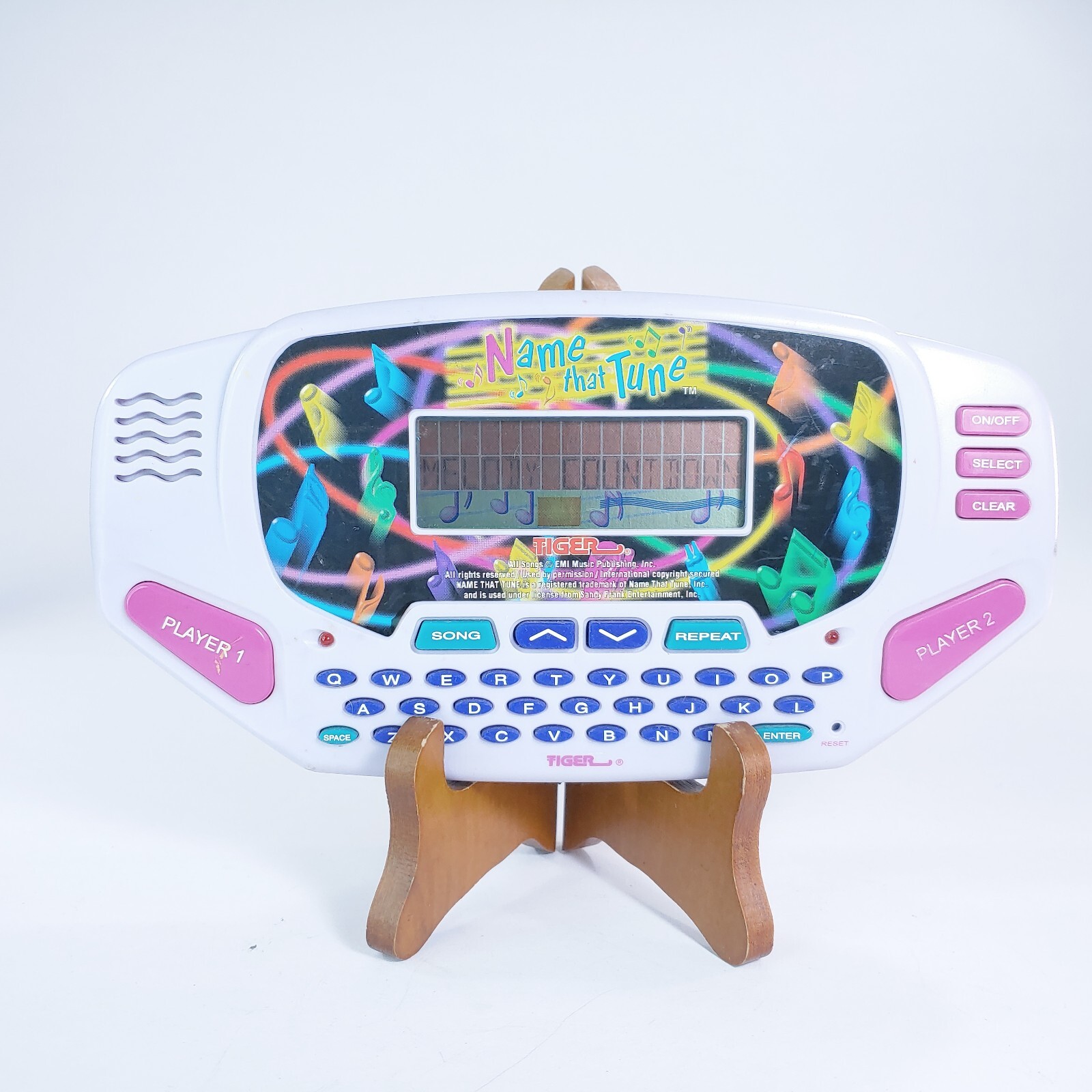 NAME THAT TUNE - Vintage Tiger Electronics Handheld Game with Music Cartridge!