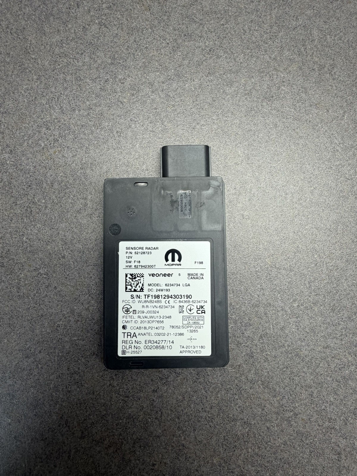 NEW OEM Genuine Mopar Blind Spot Detection Sensor 68456535AA
