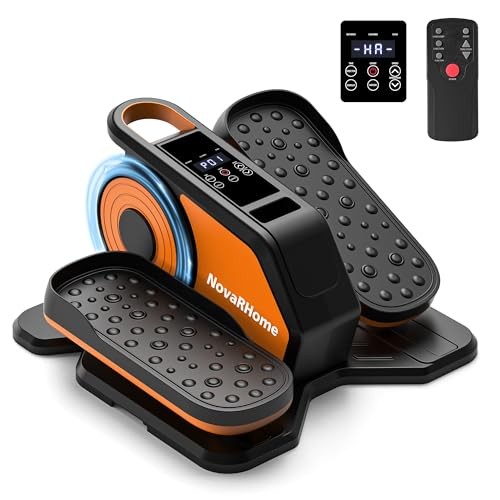 Under Desk Elliptical Machine, Quiet & Portable Electric Machine Seated Pedal