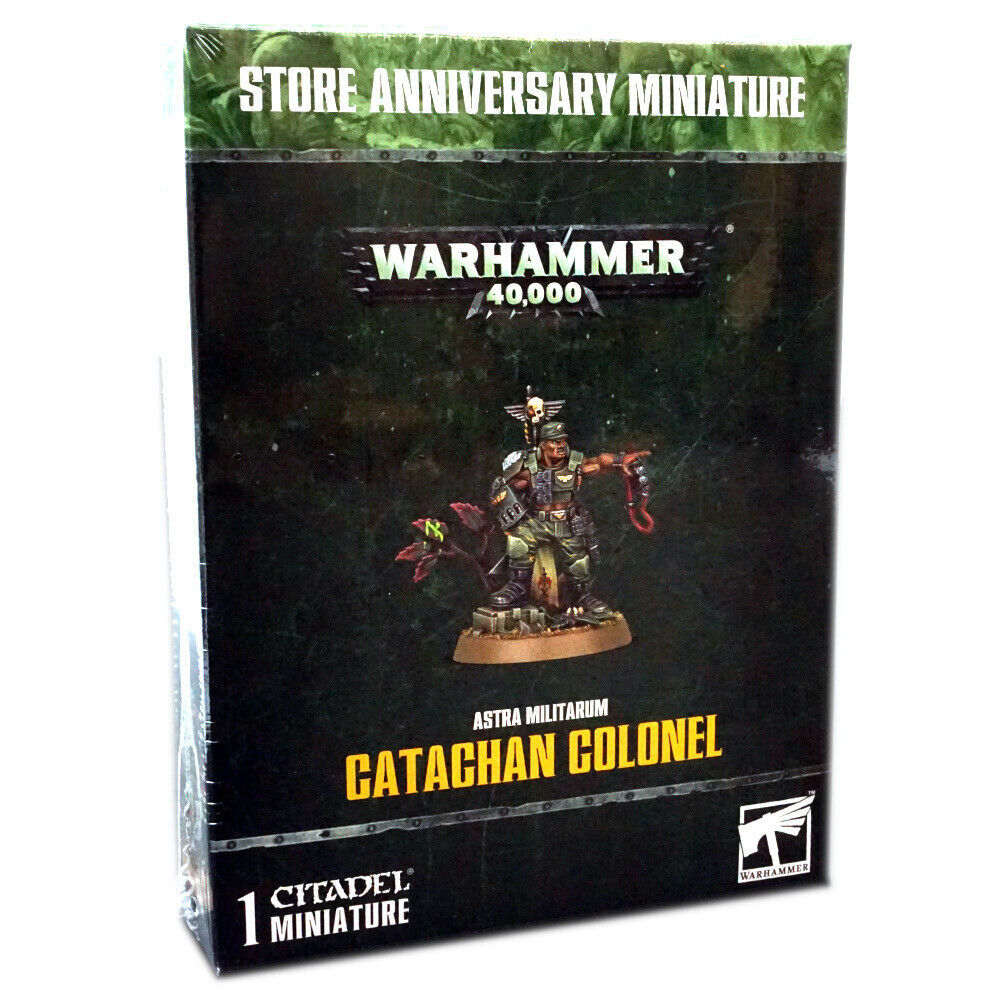 Games Workshop Citadel Warhammer 40K Catachan Colonel Anniversary Figure Single
