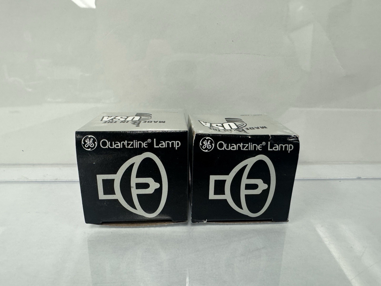 Lot of 2 New Old Stock GE General Electric 82V 360W 2" DIA 2-Pin Lamp Bulbs ENX
