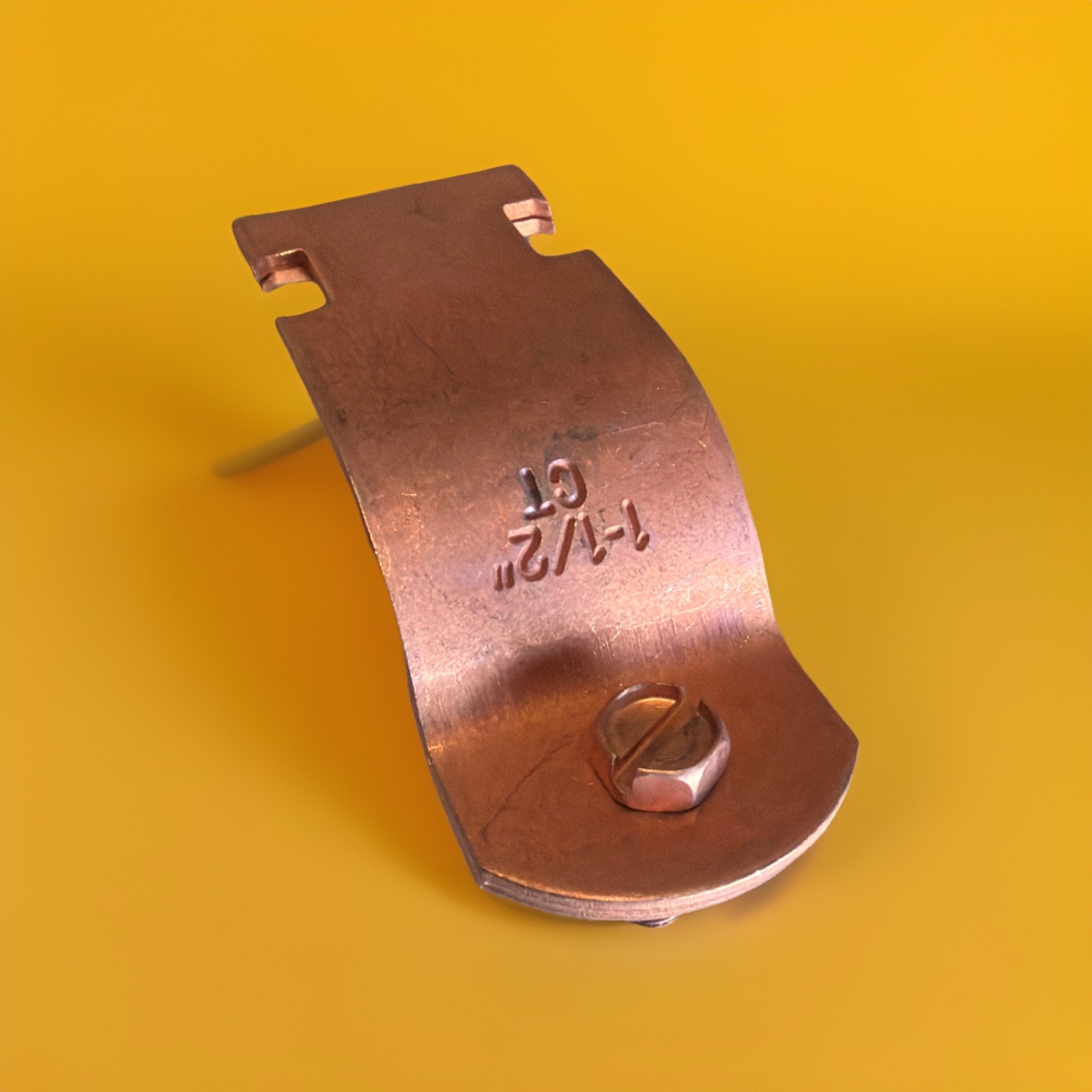 🔥1-1/2" Copper Strut Strap / Strut Clamp Pipe Hanger ~ 10 Units🔥
