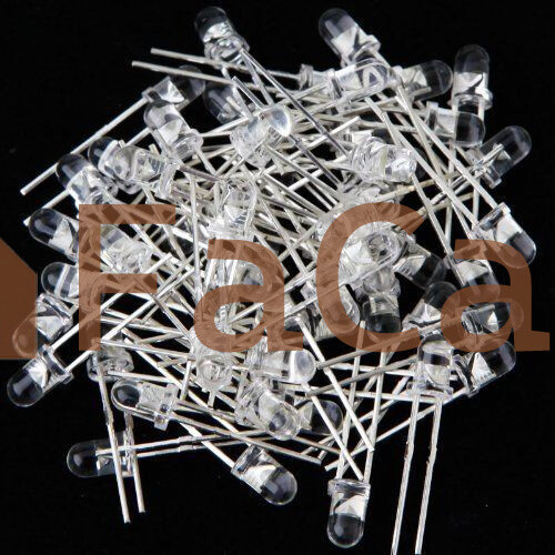 100pcs 3mm RED Round Superbright LED Light LED lamp NEW
