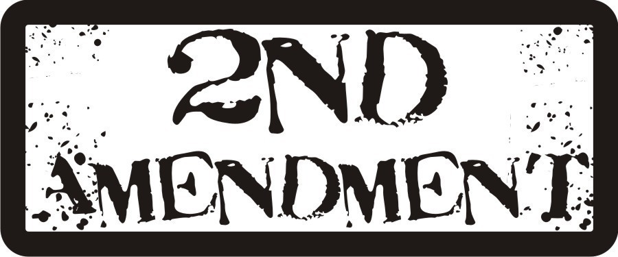 3 - 2nd Amendment Hard Hat Biker Biker Helmet Sticker BS010