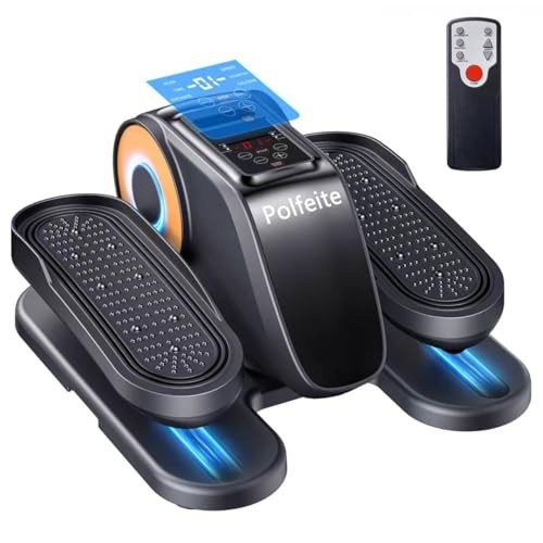 Under Desk Elliptical Machine, Quiet Seated Leg Exerciser for Home Office,