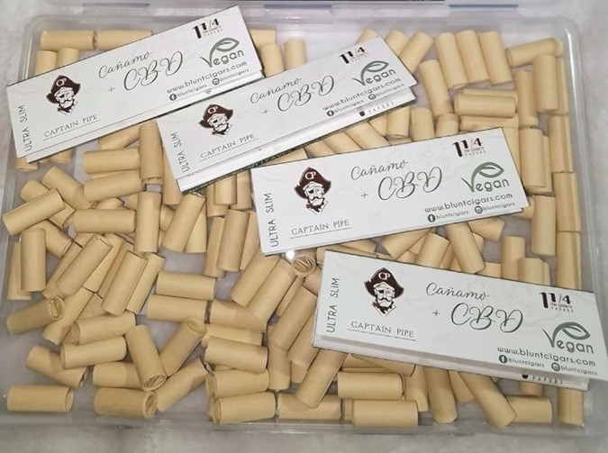 Conebarn Combo 200 Unbleached Hemp Rolling Papers & 200 Filter Tips