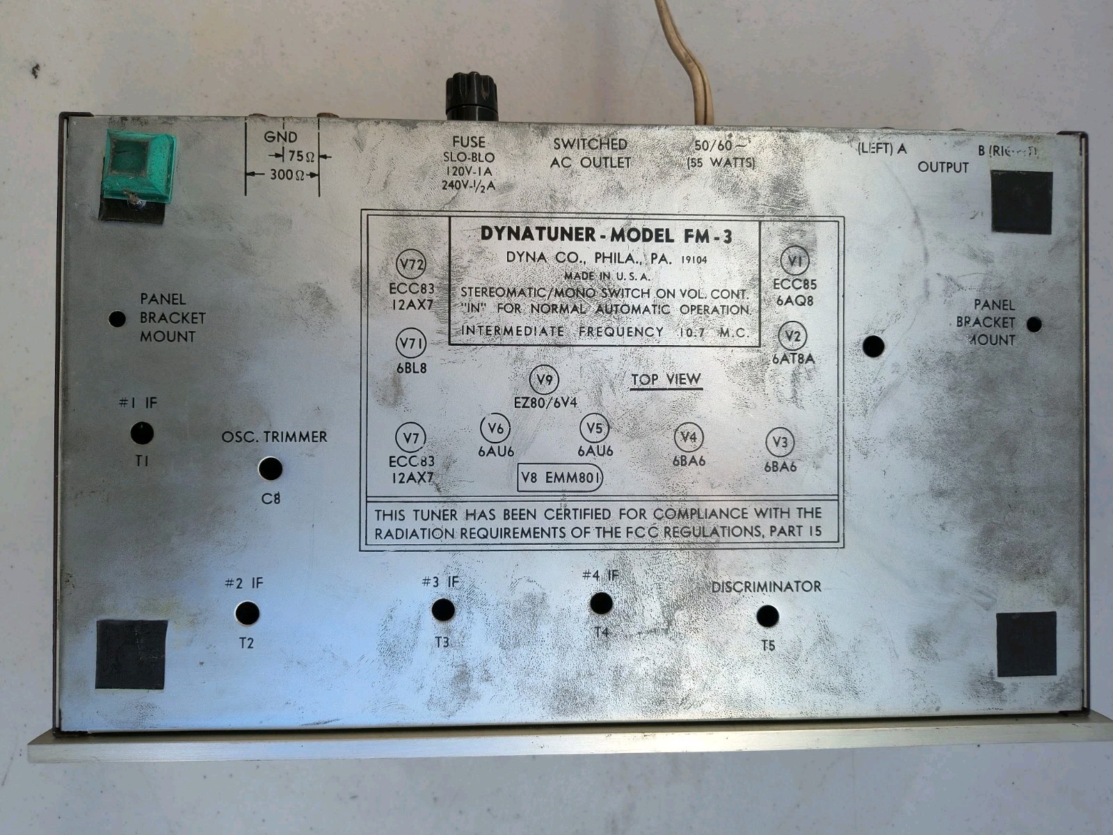 Dynaco Dynatuner Model FM-3 Tuner