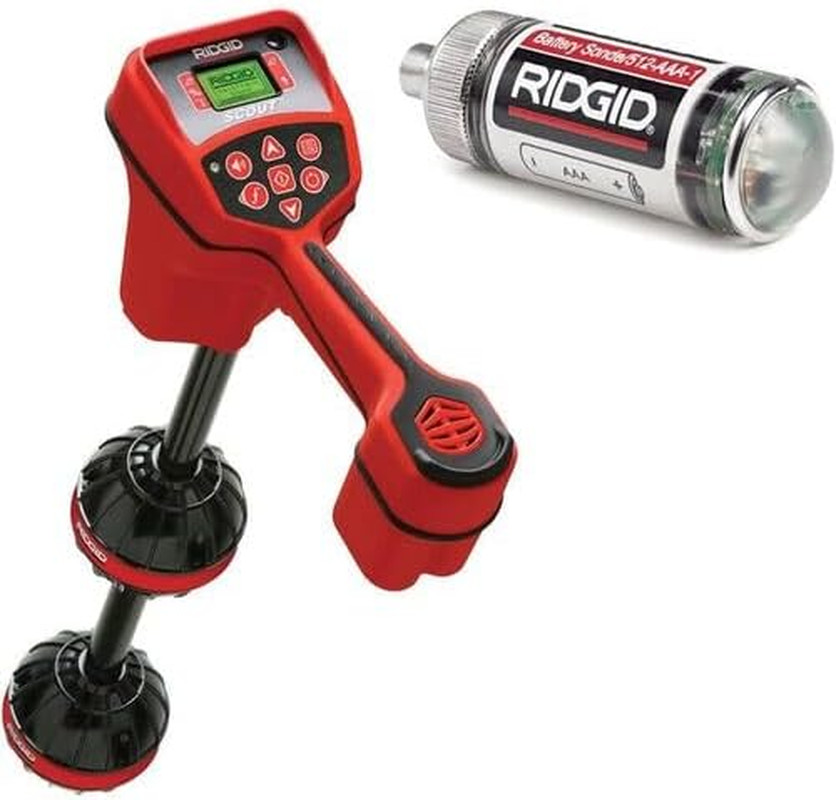 Compact 512 Hz Remote Transmitter for Underground Pipe Location, 25' Range
