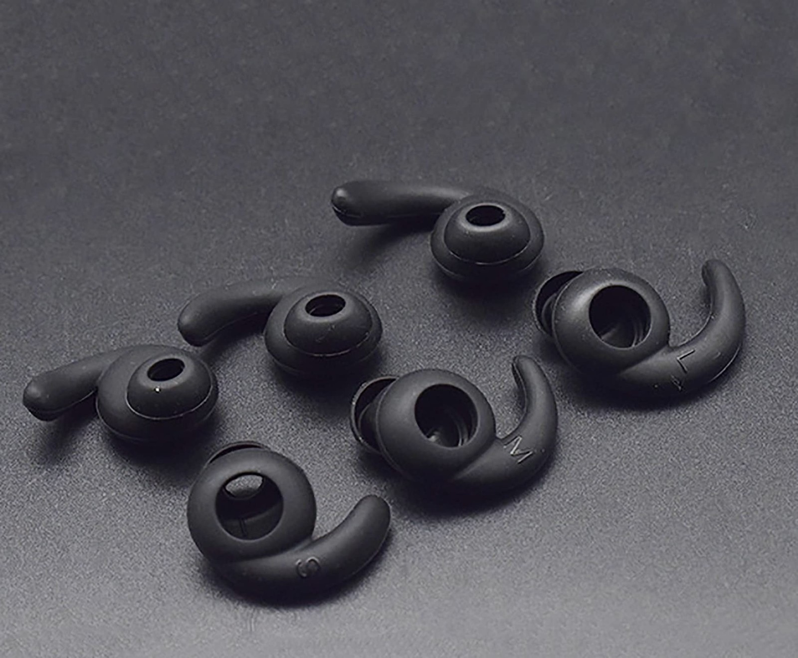 3 Pairs Silicone Hooks Eartip Eartips Earbuds Eargels Compatible with Synchro...