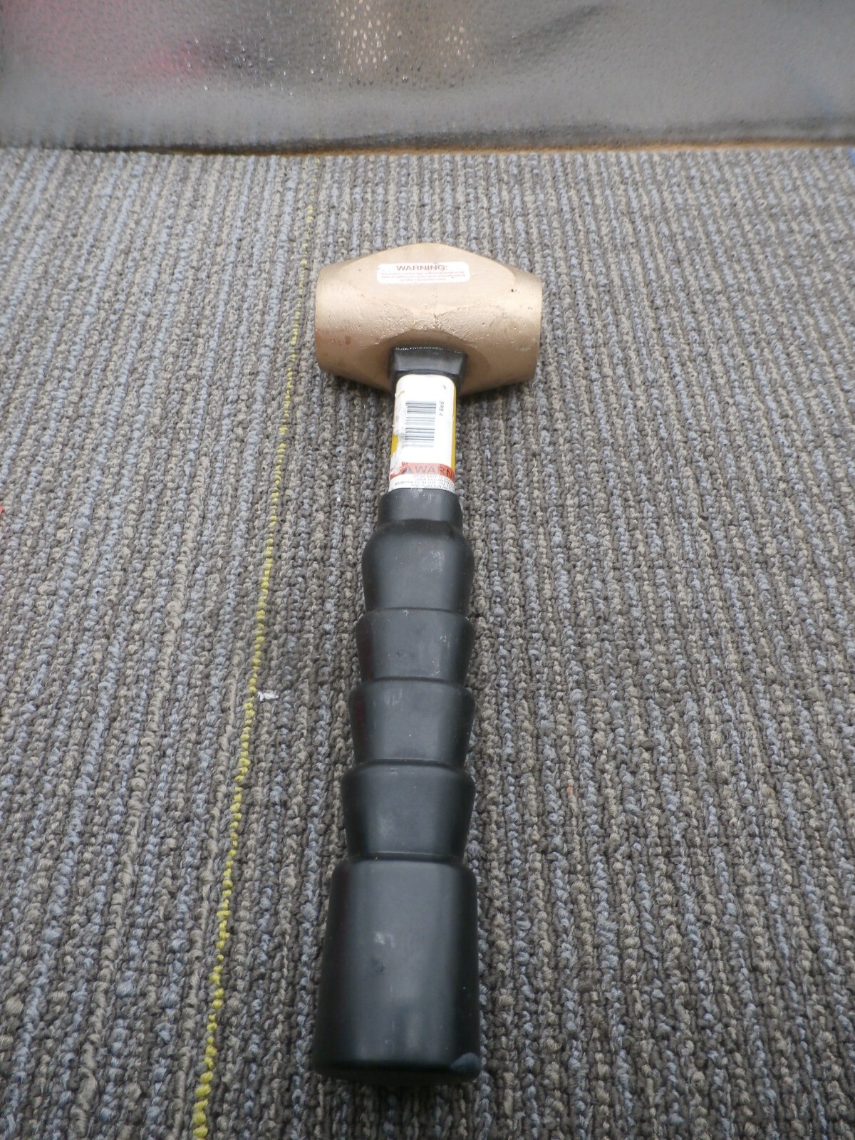 NEW Nupla Brass Hammer, 1-43/64” Face, 4 lbs. Head Weight - BRS 4 - 98-020-130