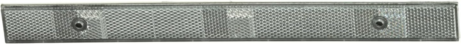 Reflective Strip 12" Silver Adhesive-backed or Screw-mount