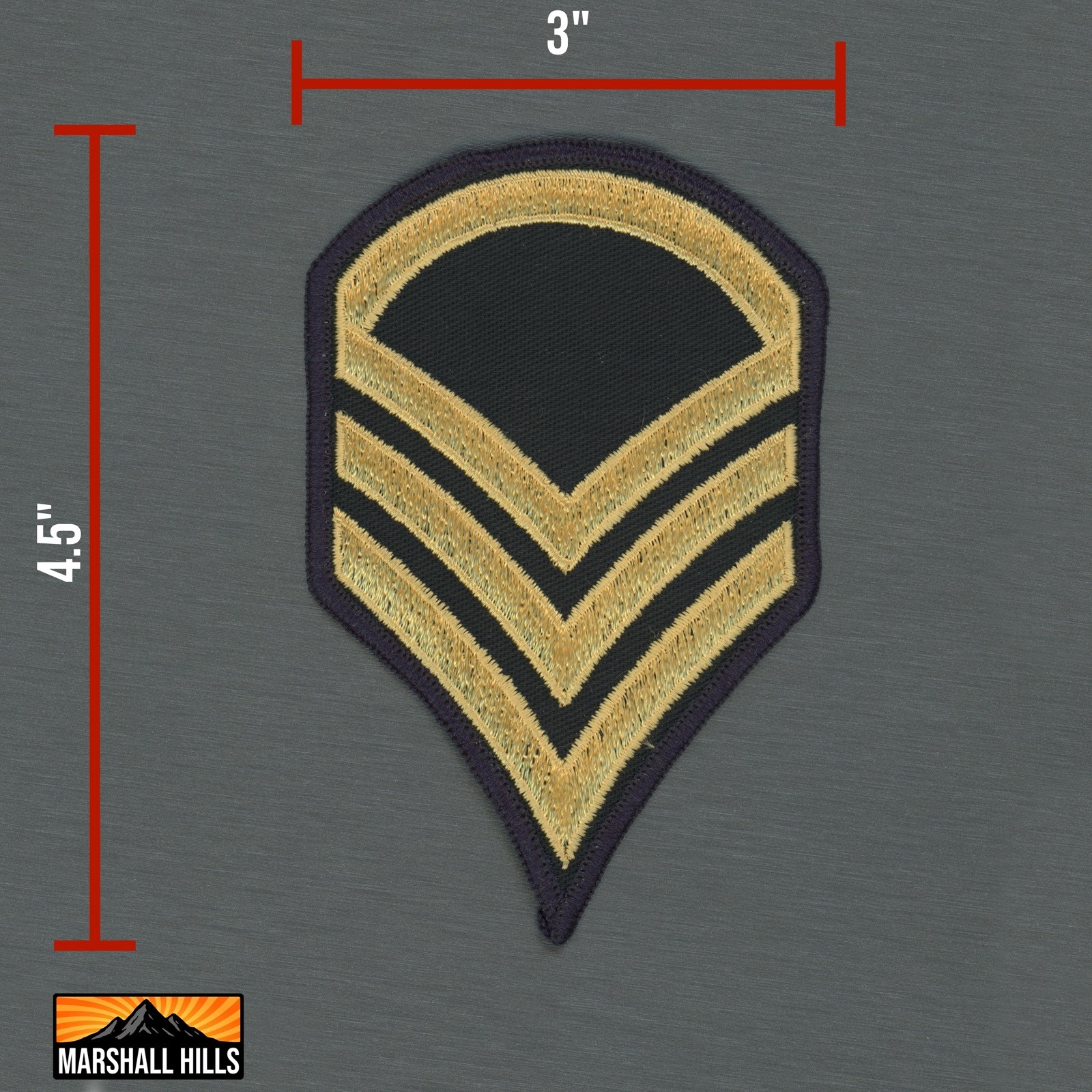 U.S. Army Sergeant Chevron Patch (PA-3)