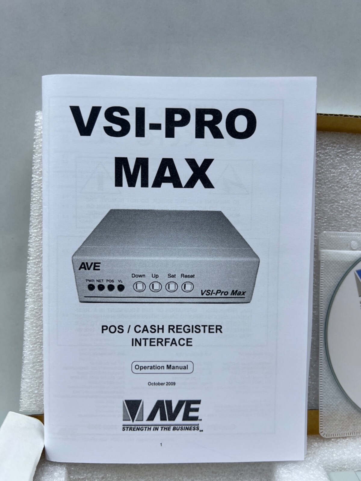 AVE VSI-PRO MAX ,V1400R14 Cash Register Interface