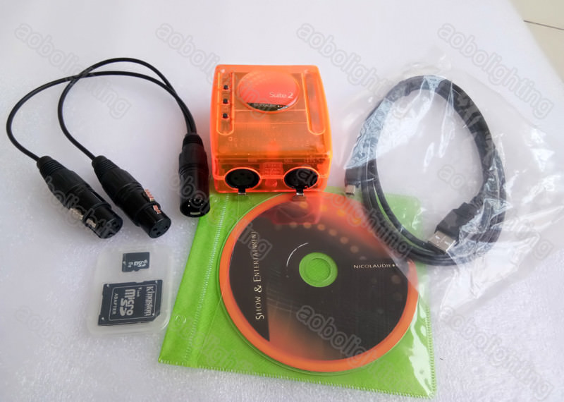 Entertainment Dj Disco Controller USB DMX Interface Sunlite 2 Controller 1536CHs